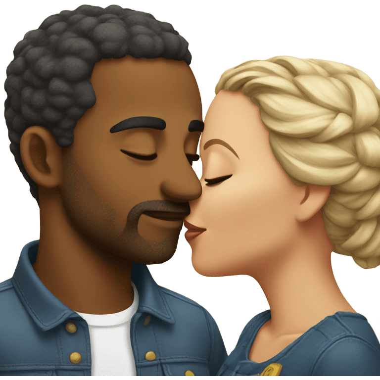 Couple kissing  emoji