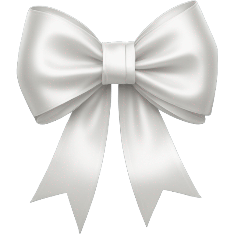 White bow emoji