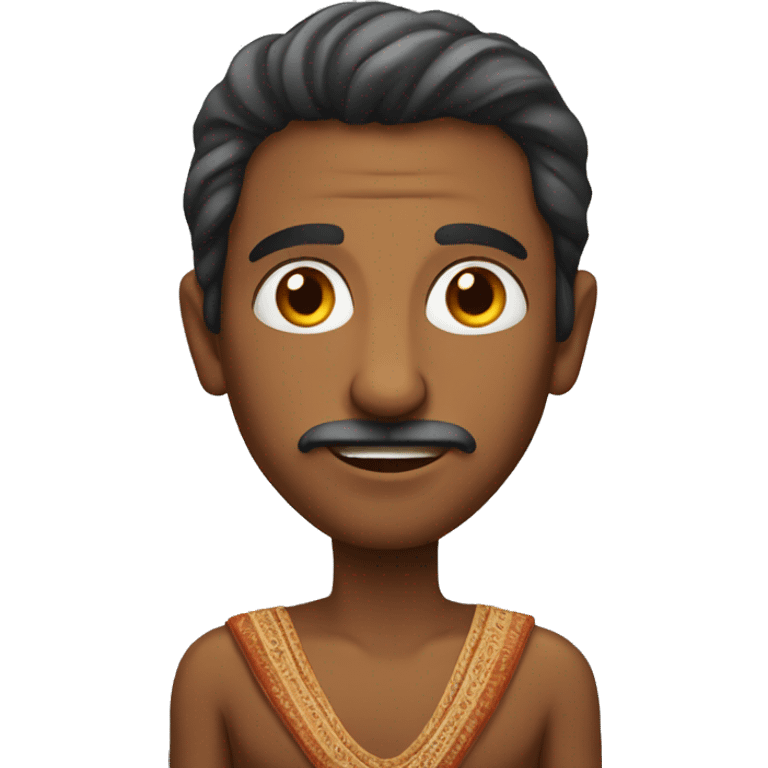 an indian man emoji