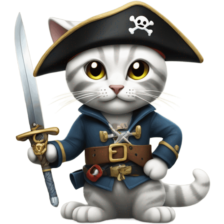 pirate cat emoji