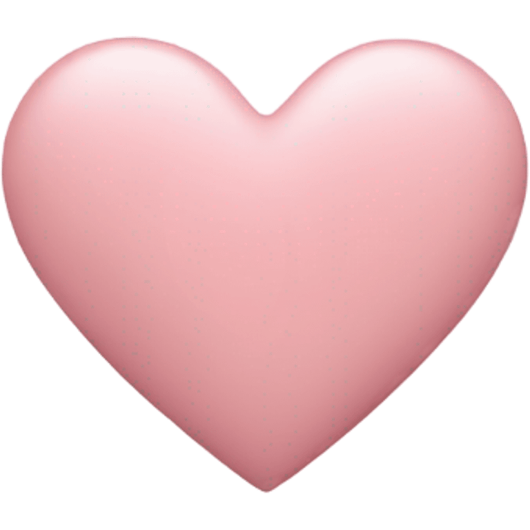 pastel pink heart emoji