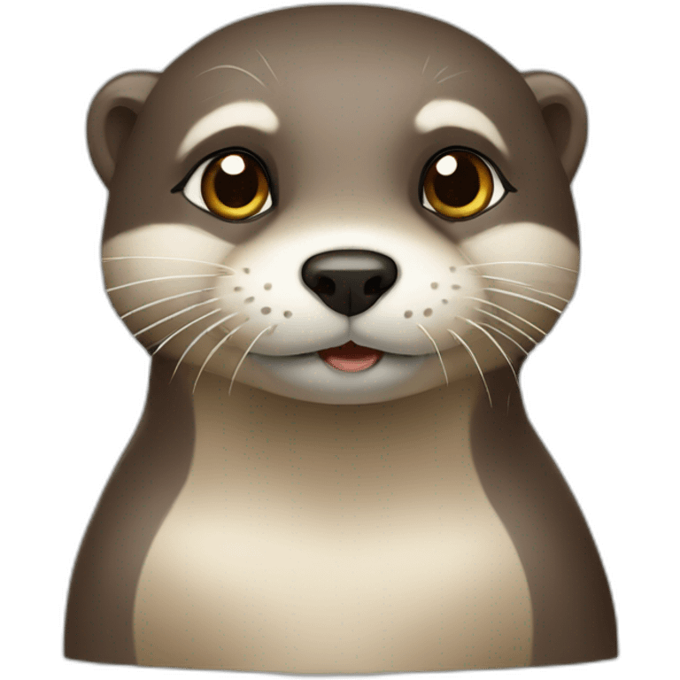 Loutre sur chien emoji