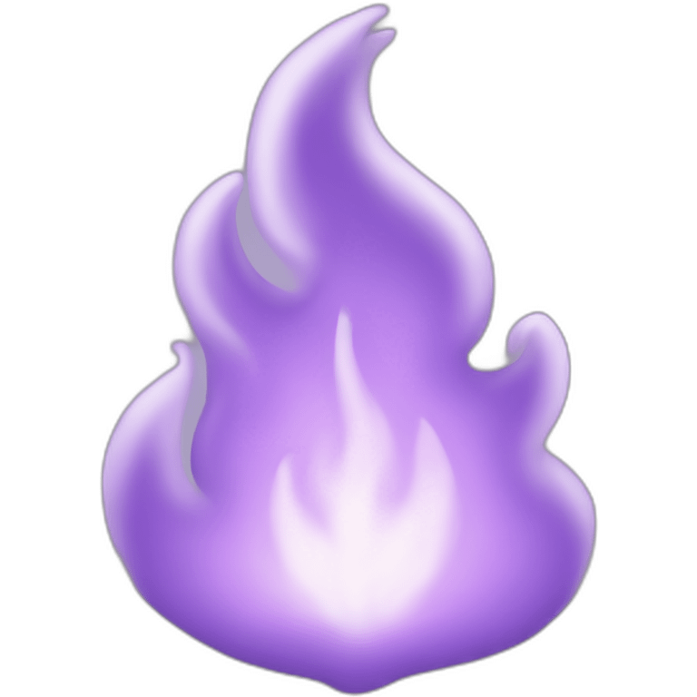 Pale purple fire emoji