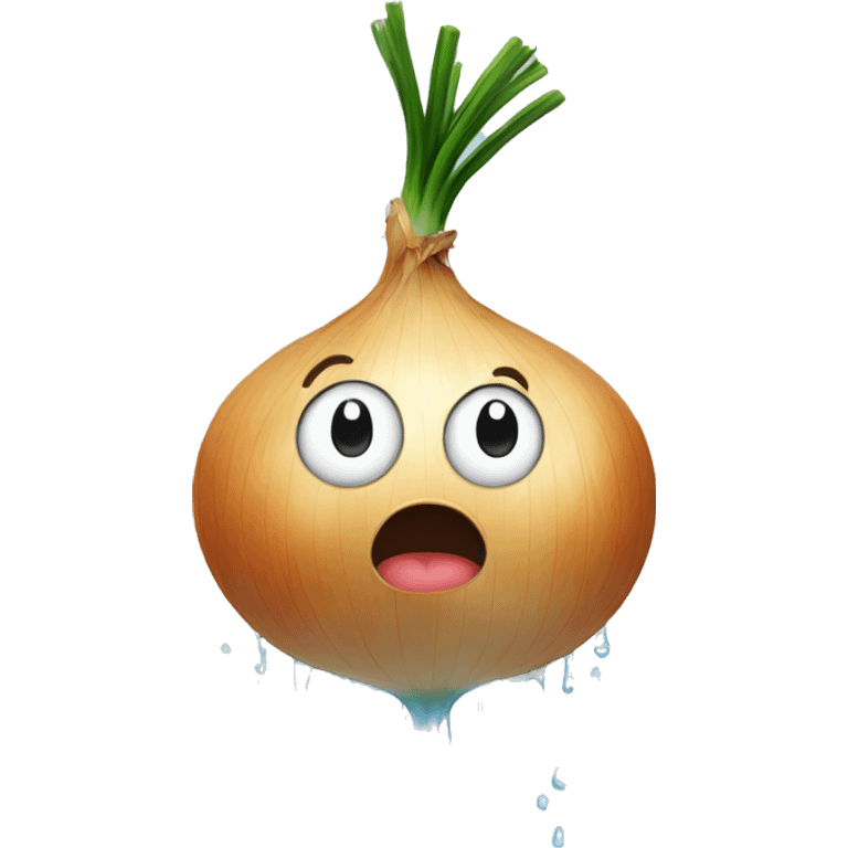 onion taking a shower emoji