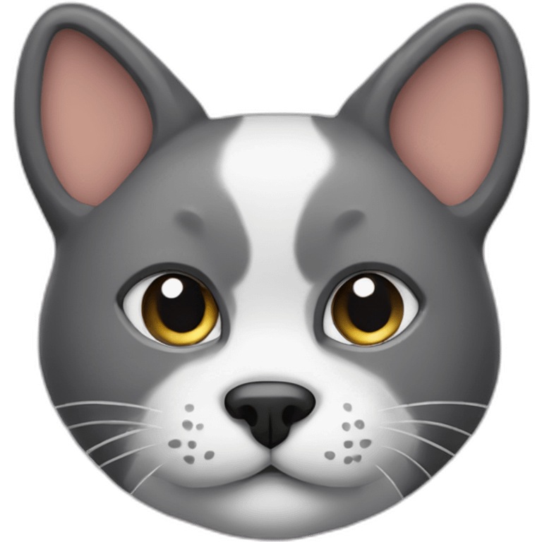 cat head with dog body emoji