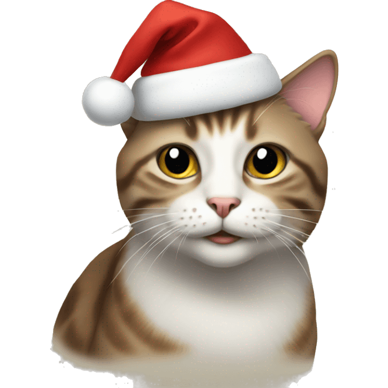 Christmas cat emoji