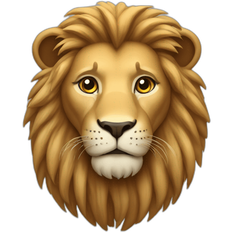 Lion fun emoji