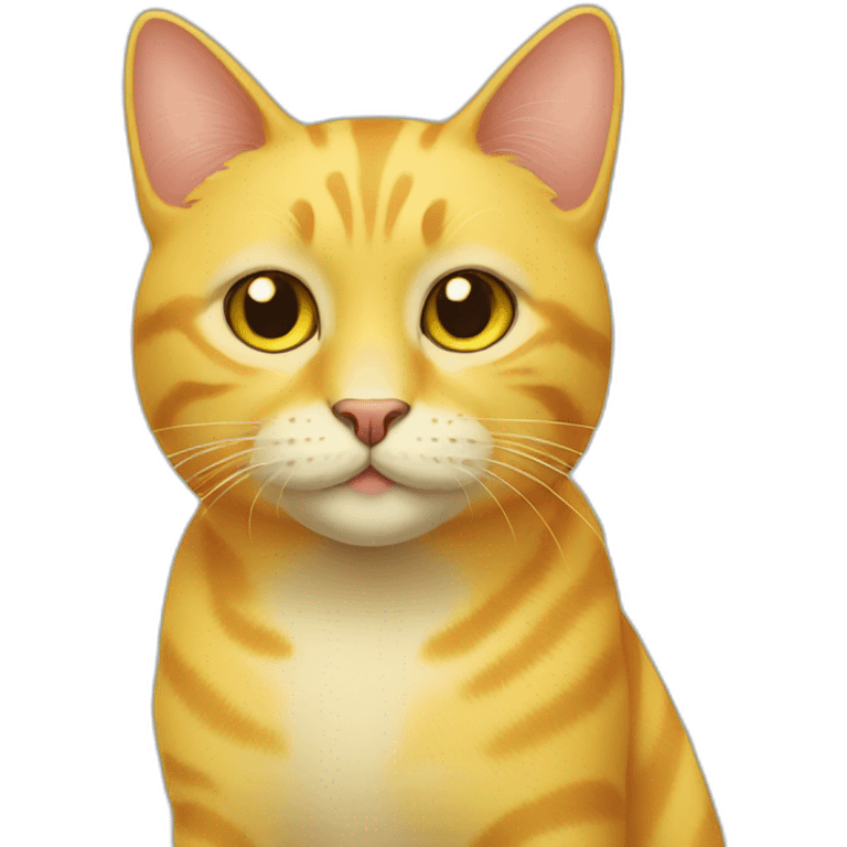 Yellow cat emoji