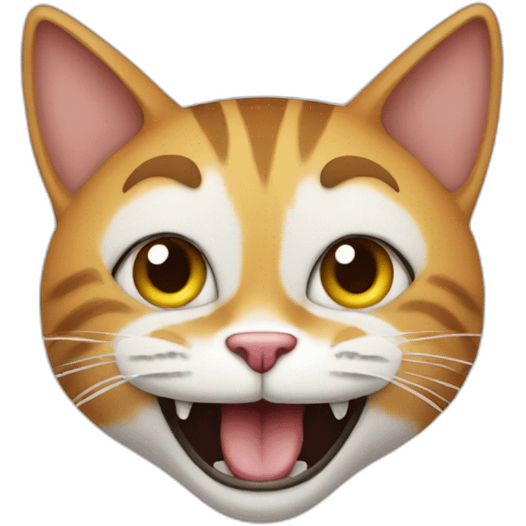 crazy cat emoji