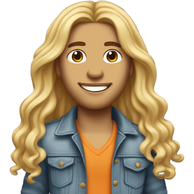 shakira but a man emoji