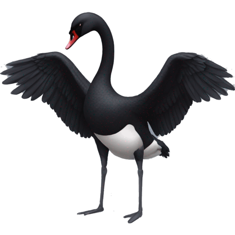 black swan emoji