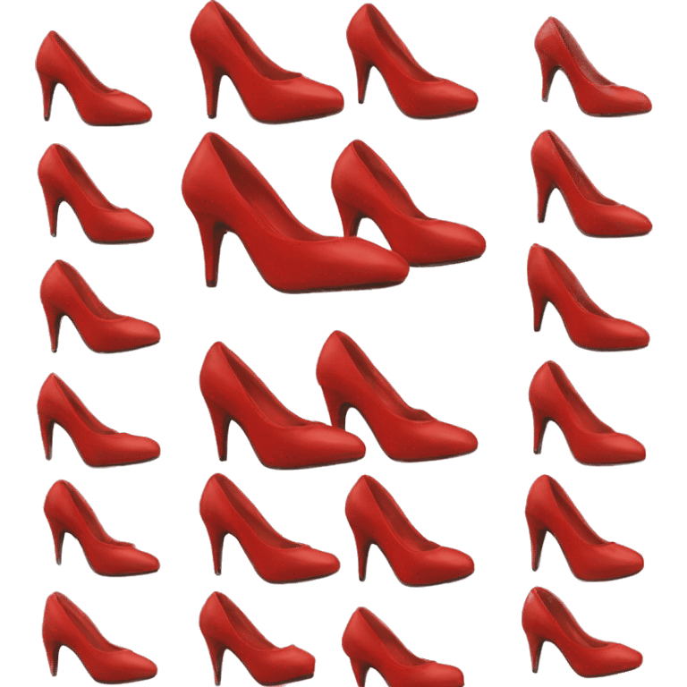 Red bottom heels emoji