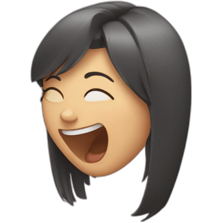 a girl banging her head emoji