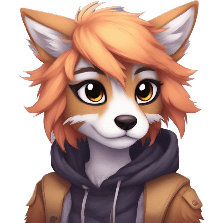 Shy edgy kawaii anthro furry by Falvie, LiLaiRa, griffsnuff, AngieWolf emoji