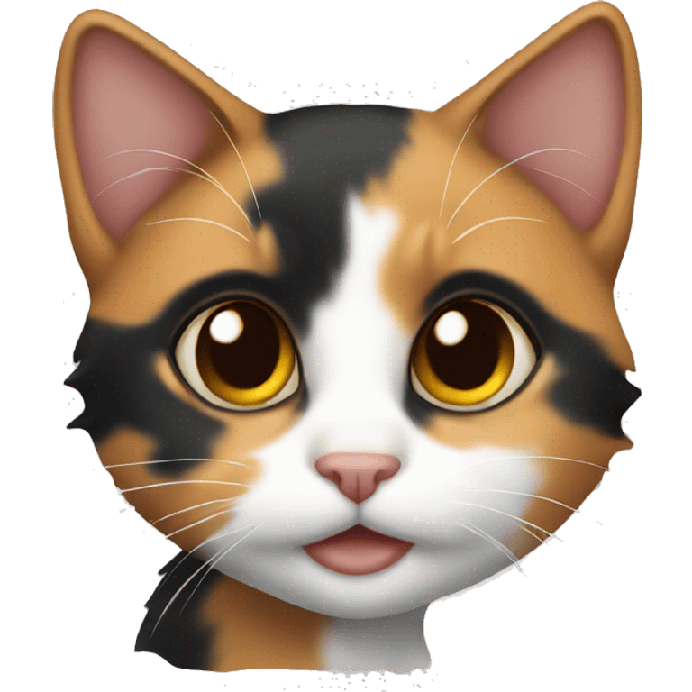 calico kitten emoji