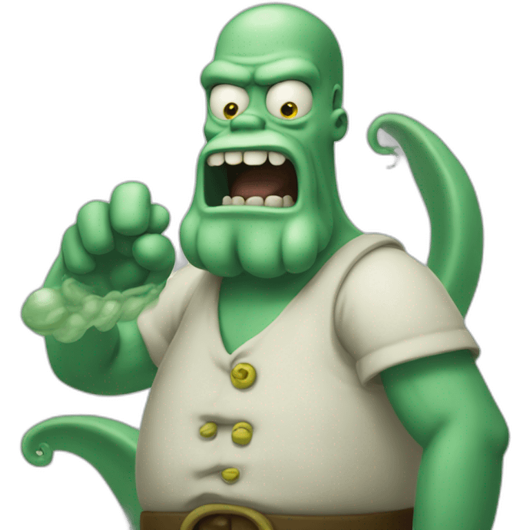 kraken mashup homer emoji