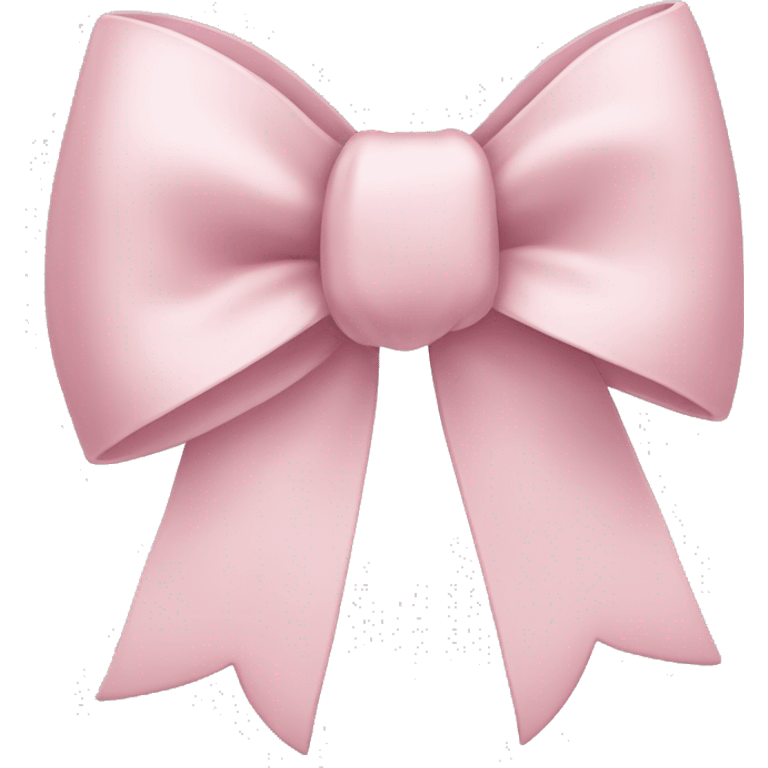 Light pink bow emoji