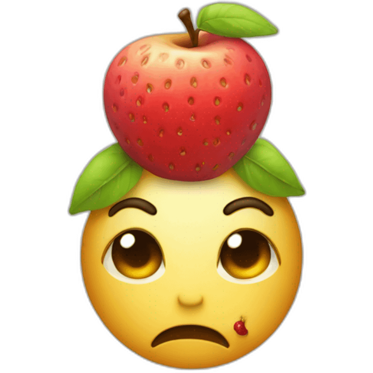 forbidden fruit emoji