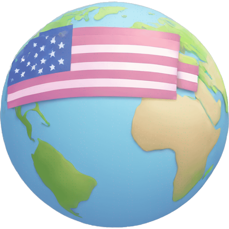 pastel usa earth emoji