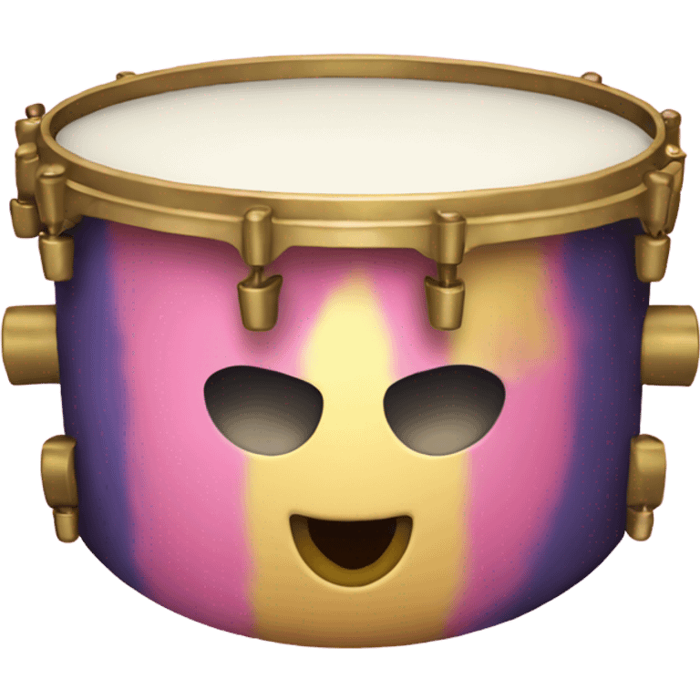 Kirby golden sideways drum emoji