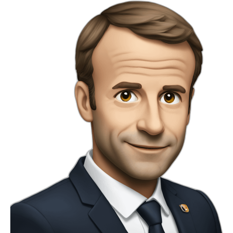 Macron dans un cercueil emoji