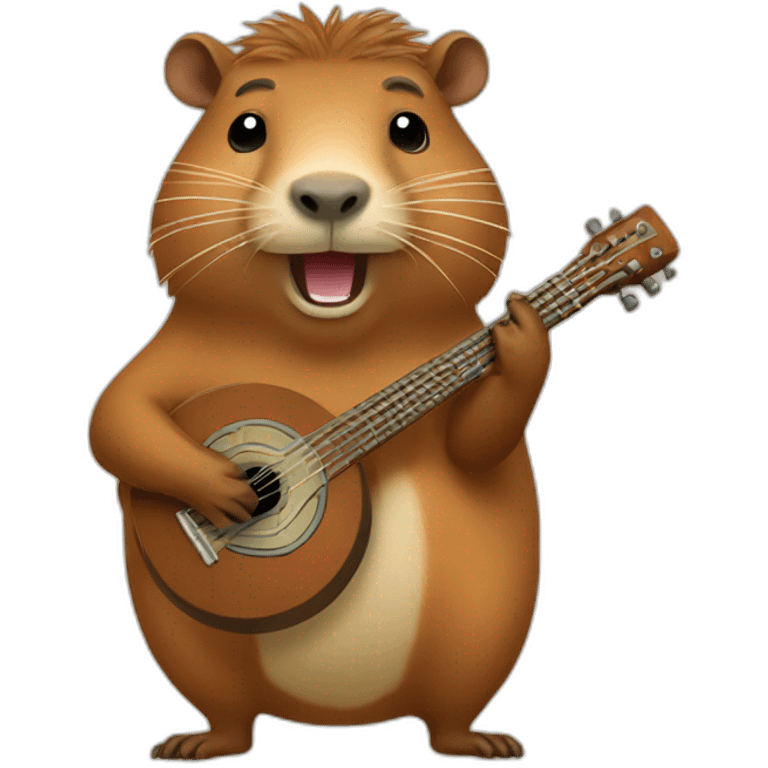 capybara-playing-a-banjo emoji