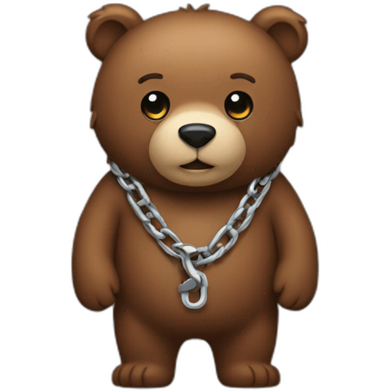 bear chain emoji