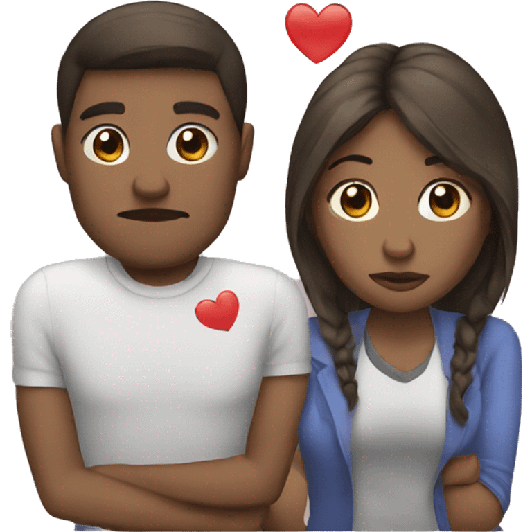 break-up couple emoji