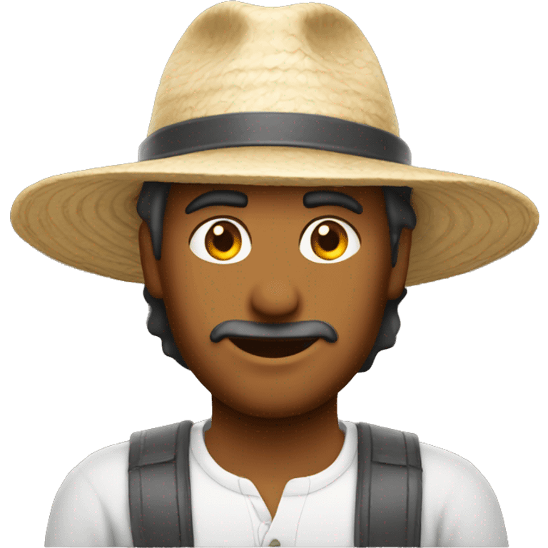 Guy in Cyprus in hat emoji