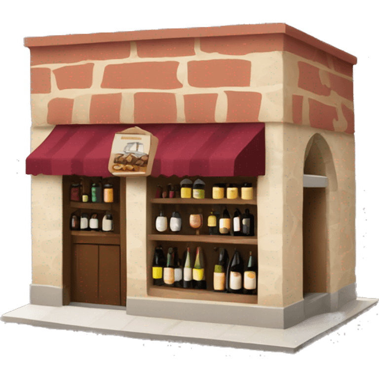 Logo wine store Héraclès emoji