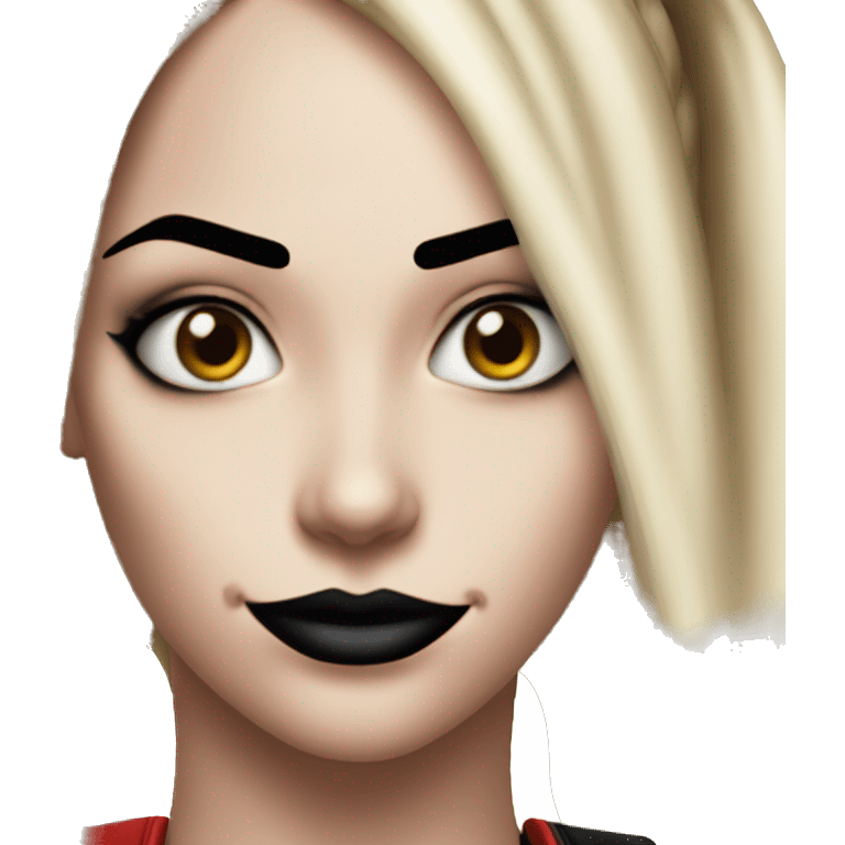 Harley Quinn girls face emoji