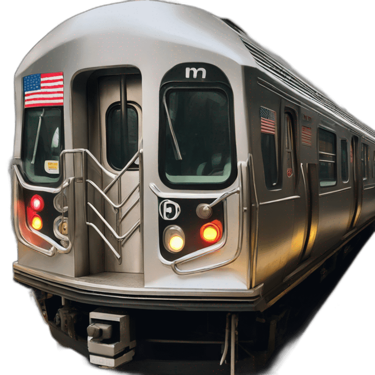 NYC Mta one train emoji