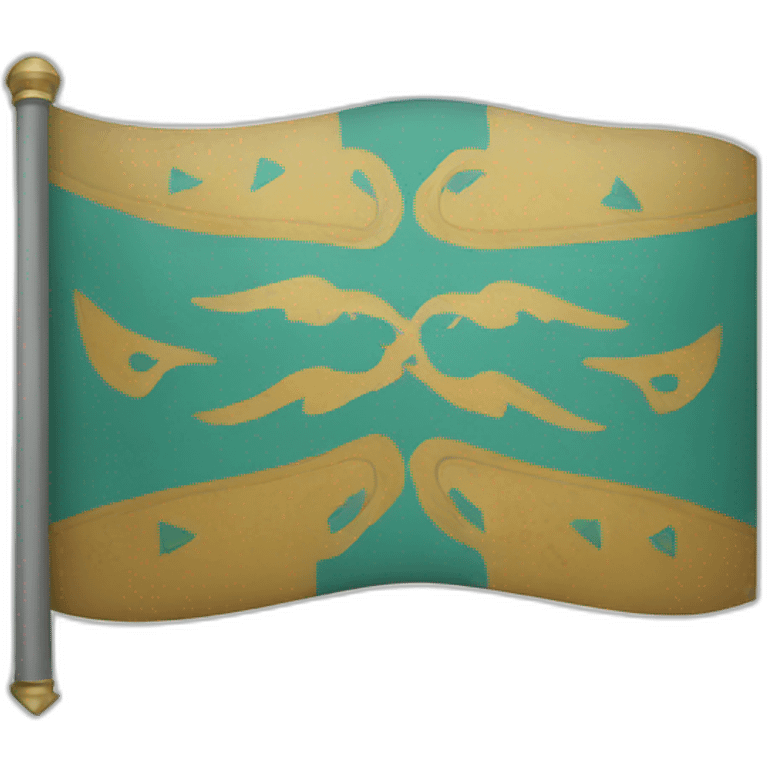 flag of Atlantis emoji