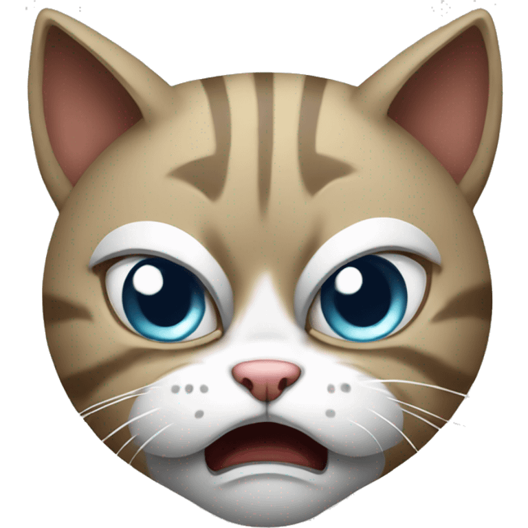 angry cat emoji