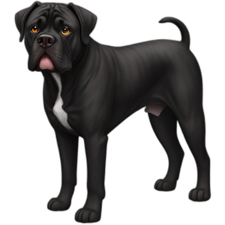 brindle black bull mastiff emoji