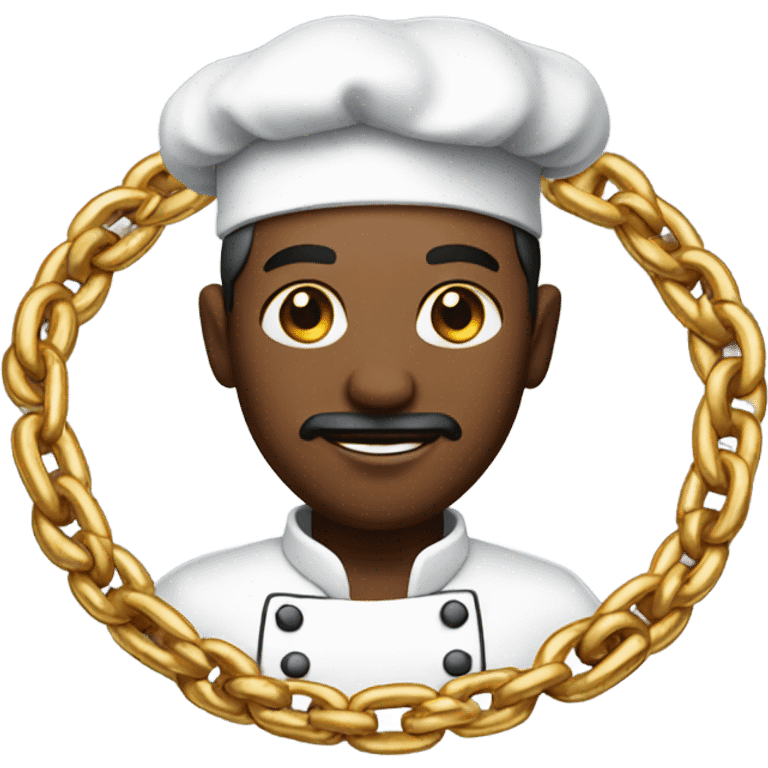 Chef with gold chain  emoji