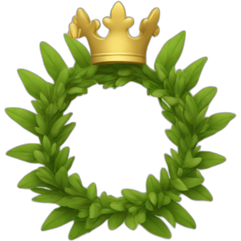 Couronne de laurier emoji