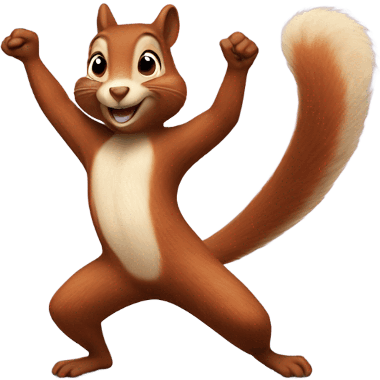 Dancing squirrel emoji