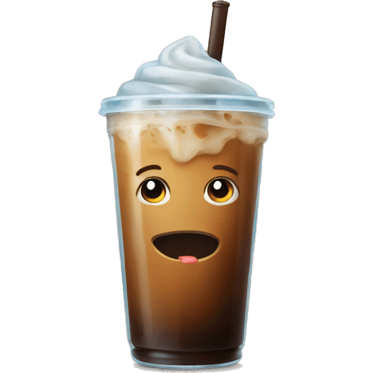 Iced coffee emoji