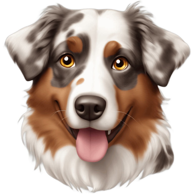 red merle australian shepherd emoji