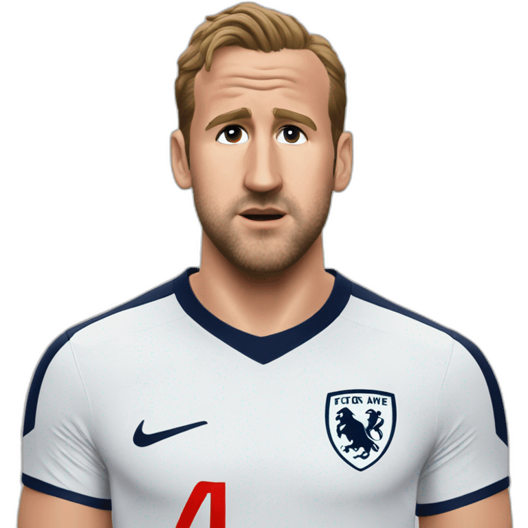 Harry Kane avec un gros nez emoji