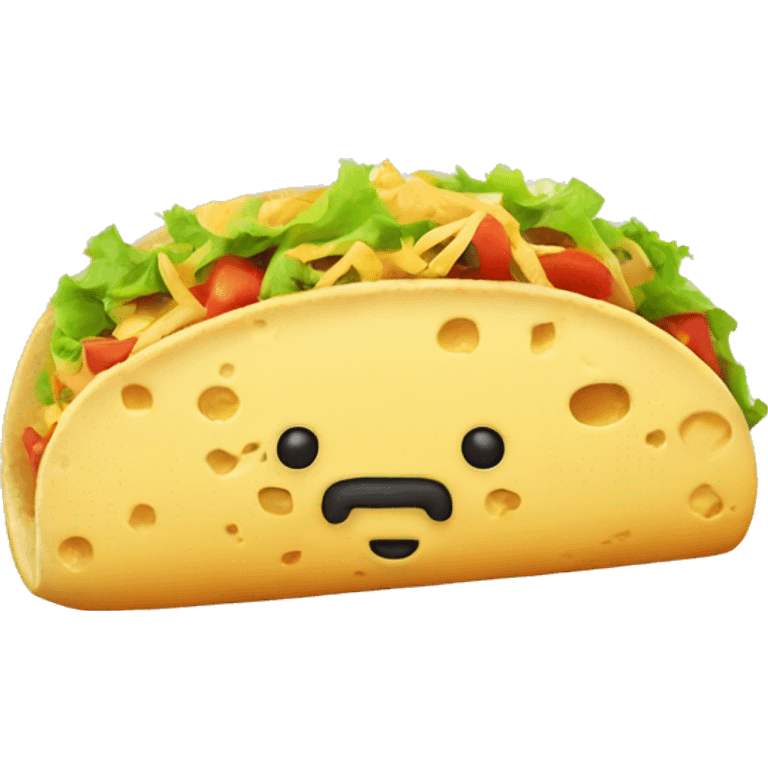 Cheese taco emoji