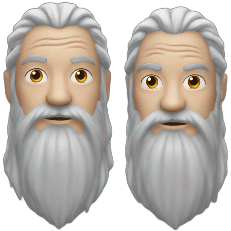 Shark gandalf beard emoji