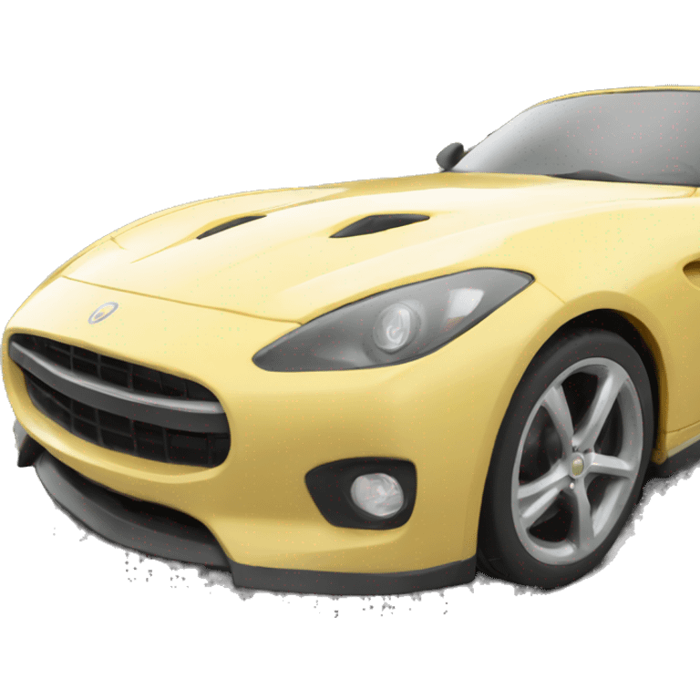 A sports car emoji