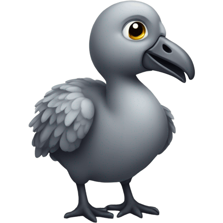 Cute dodo emoji