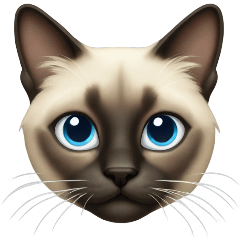 Siamese long hair cat  emoji