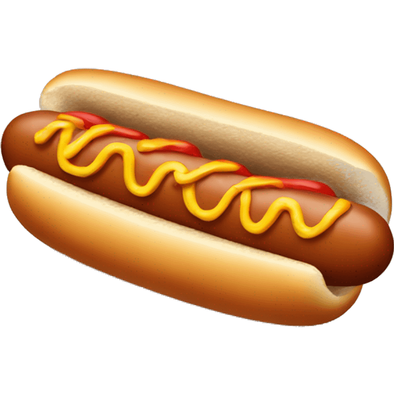 Hot dog emoji