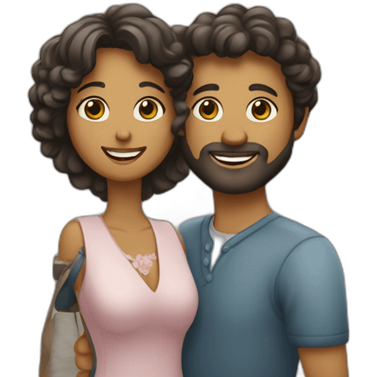 casal apaixonado em Lisboa emoji