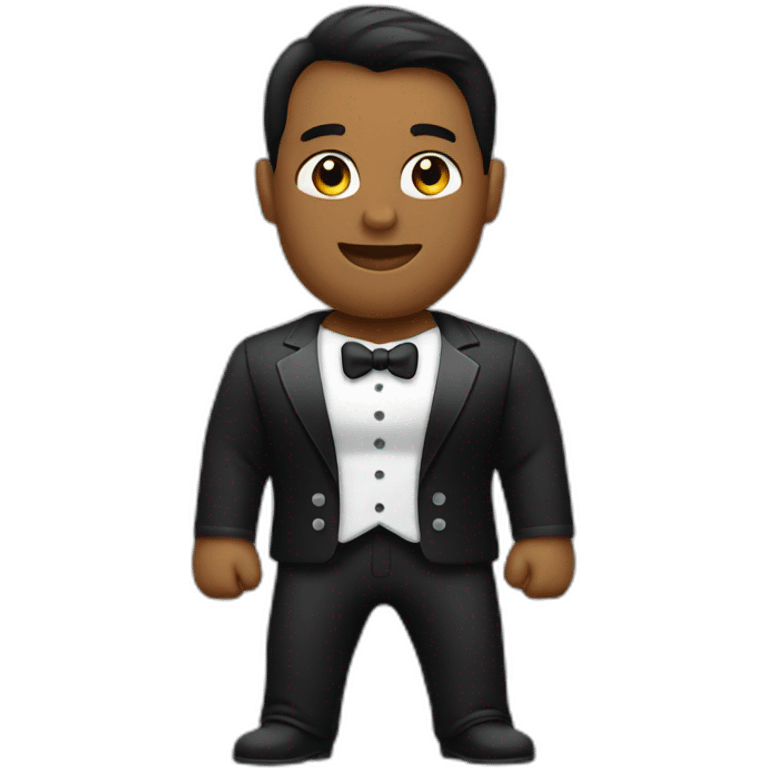 bodybuilders in tuxedo emoji