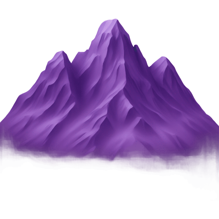 purple mountain emoji